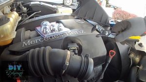Mercedes Benz W163 ML320 ML350 Mass Air Flow Sensor removal and cleaning using CRC MAF cleaner