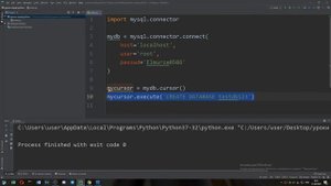 Урок 1. Python и MySQL - Создание базы данных и таблицы | python and mysql | питон и mysql