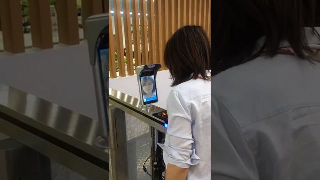 turnstile gate access denied with abnormal temp