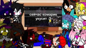 Фнаф 1 и 2 реагирует на Сумочкина #2 Обзор Five Nights at Freddy's 2