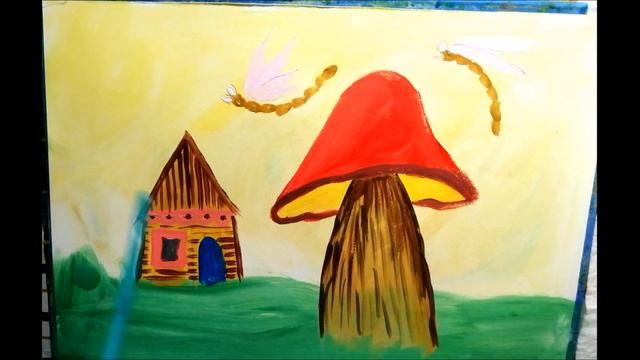 Как нарисовать Сказочную полянку смотреть онлайн