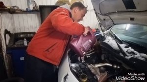 Замена масла, воздушного фильтра Рено Кенго 2 (Renault Kangoo 2)  1.5 tdi
