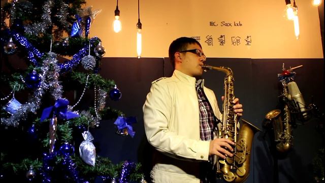 White christmas - cover by saxophone 張元宇 смотреть онлайн