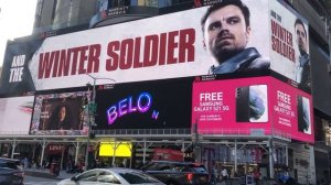 The Falcon and the Winter Solder - Times Square Video Billboard (2021)