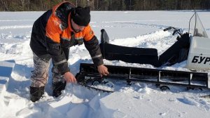 Тест драйв *Бурана* под длинные гусеницы.