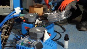 Dosing pump Etatron BT VFT, unboxing. Valves and tubes