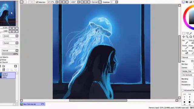 I Miss Myself - SPEEDPAINT [Paint Tool SAI] смотреть онлайн