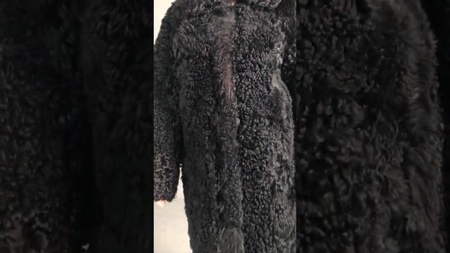 Шуба из мерлушки 3500 ₽ в хорошем состоянии, цв.Черный дл.90 см р.46 /11243/ смотреть онлайн