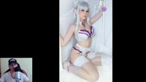 The Sexiest Re Zero Emilia cosplay