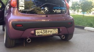 Peugeot 107 без катализатора