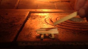 Растопка Русской печи/ Как сложить дрова в печь.