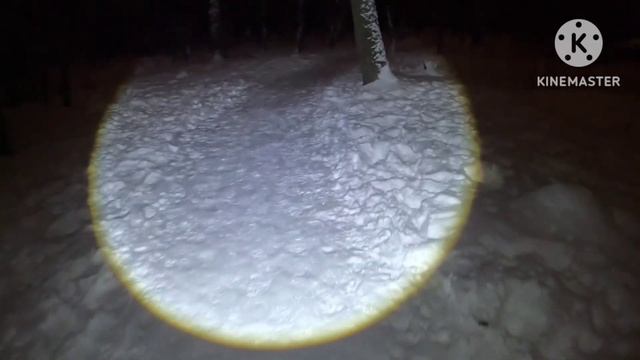 Проверка и тест яркого налобного фонаря с ЗУМом PM10-TG . обзор и тест в лесу