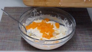 Чизкейк без выпечки с мандаринами.  Мандариновый чизкейк.