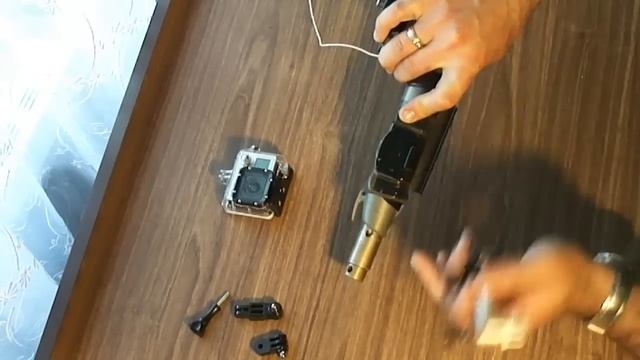 Крепление камеры GOPRO на подводное ружье супер удобно.
