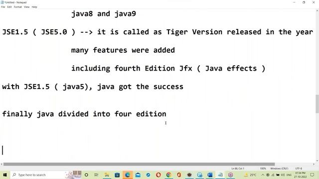 CORE JAVA tutorials || Demo - 2 || by Mr. Nageswar Rao On 27-10-2022 @6:45PM IST смотреть онлайн
