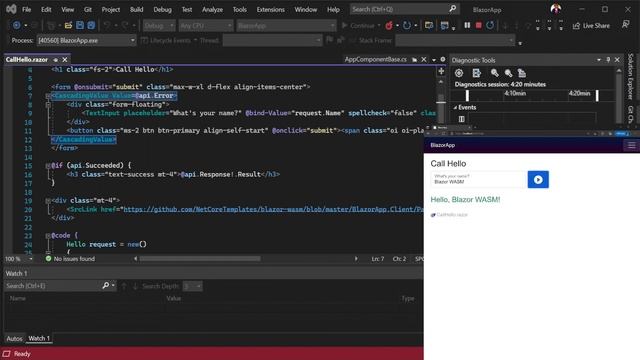 Blazor WASM Bootstrap template with dynamic user management смотреть онлайн