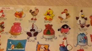 Подарок к Новому году - кукла курица-пакетница.