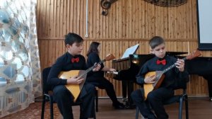 А.Шалов "Волга - реченька глубока", дуэт МОБУ ДО ДМШ г.Тынды, Колодий Лев, Медведев Серафим.
