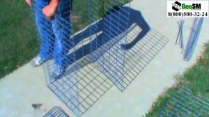 Монтаж габионов / Installation of gabions
