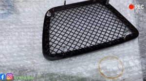 mesh grille tow hook covers install  2007-2014 Chevy Tahoe