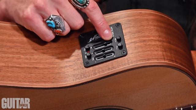 Checking out Maton Guitars' "Australian" Model Acoustic смотреть онлайн