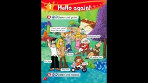 Kids Box 2, Unit 1.1 Hello again! Listen and point.