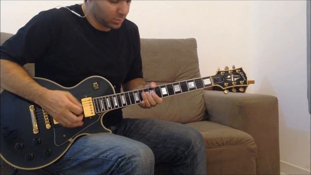 Gibson les paul custom black beauty reissue 57 solo смотреть онлайн