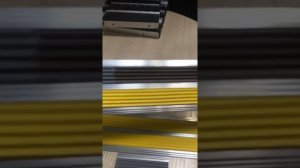 Алюминиевая Противоскользящая полоса с двумя резиновыми вставками