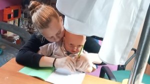 Реборн Вова пошёл в развивающую школу.