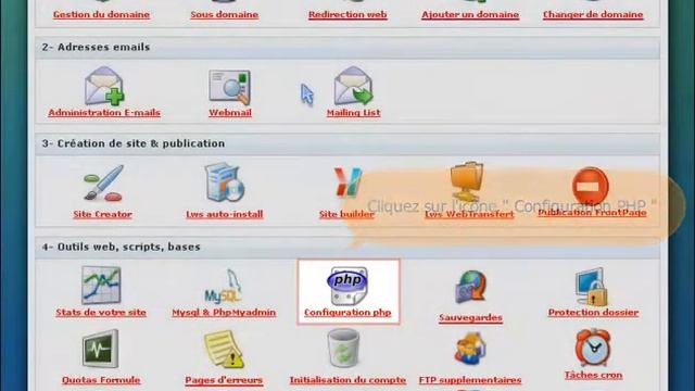 Aide - Comment modifier la configuration PHP de mon serveur ?