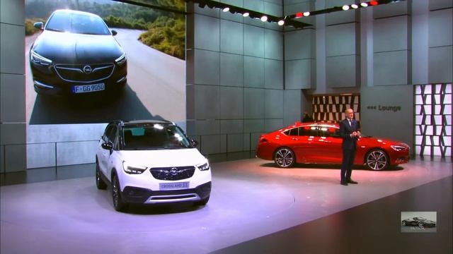 2017 GENEVA MOTOR SHOW LIVE : NEW OPEL INSIGNIA & CROSSLAND X REVEAL смотреть онлайн