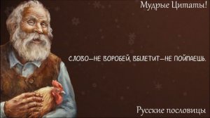 Русские пословицы и поговорки. Мудрые слова .Цитаты великих. Афоризмы , Пословицы , Поговорки