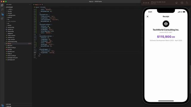 #35 Building a Simple Receipt Screen in React Native смотреть онлайн