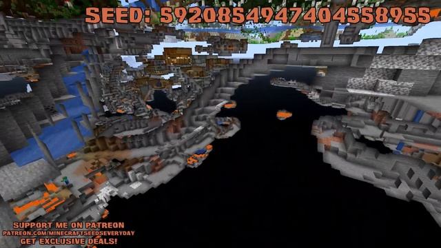 Minecraft Java 1.16.5 Seed: Island village with blacksmith at spawn + 12-eye end portal stronghold смотреть онлайн