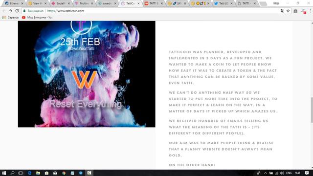 Обзор ICO TATTI COIN смотреть онлайн