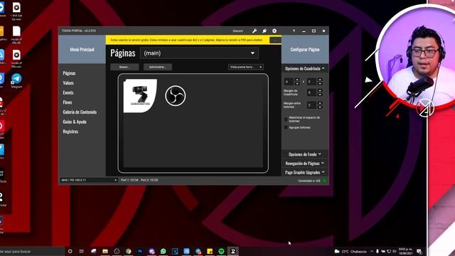 Controlar OBS USANDO TOUCH PORTAL GRATIS desde iOS y Android смотреть онлайн