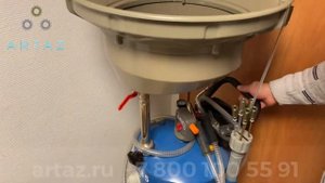 Пневматическая установка для слива масла на 76 литров AE&T HC-2185