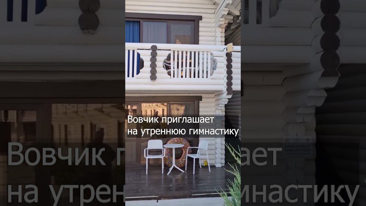 Вовчик на зарядке #белыймедведь #белыймишка #костюммедведя #ростовоймедведь #ВовчикКосолапый