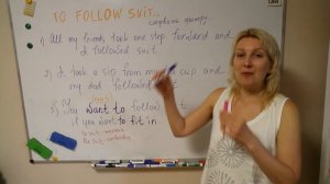 EN - TO FOLLOW SUIT - meaning and examples - значение и примеры