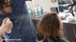 Окрашивание волос и стрижка в салоне красоты!