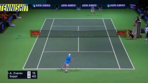 Andreas SEPPI vs Alexander Zverev ROTTERDAM 2018 BEST HD HIGHLIGHTS