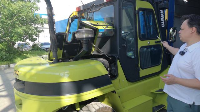 Погрузчик вилочный CLARK C70D Один из лучших автопогрузчиков линейки 6-8 тонн