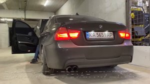 BMW e90 n47d20 даунпайп и отрезан глушитель