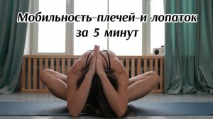 Подвижность плечей и лопаток