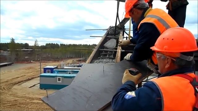 Монолитные работы, делаем фронтон и балки