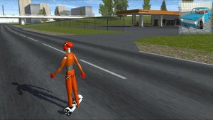 УПРАВЛЯЙ НАКЛОНОМ ГИРОСКУТЕР: МОД СИМПЛ КАР КРАШ