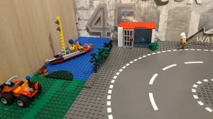 Рыбалка на яхте. Lego. Мультипликация.