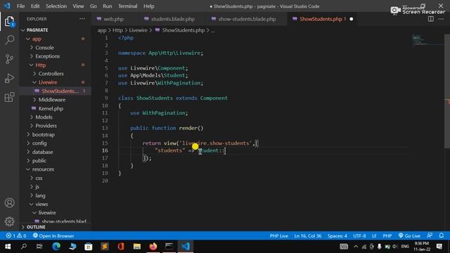 Laravel Livewire Tutorial #22 - How To Create Pagination In Livewire