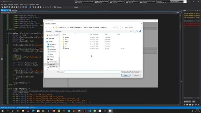 SQLite Browser (encrypt) - B4J смотреть онлайн