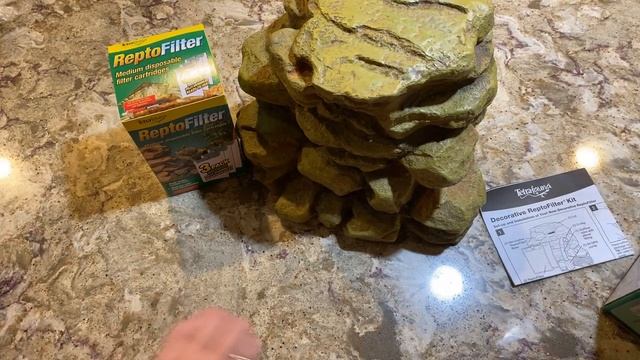 Unboxing of the tetra fauna decorative reptile filter for Frogs, newts and turtles смотреть онлайн